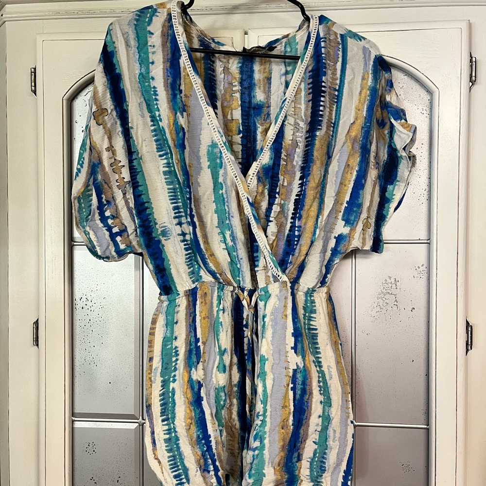 Lulu's Multicolor Striped Jumpsuit